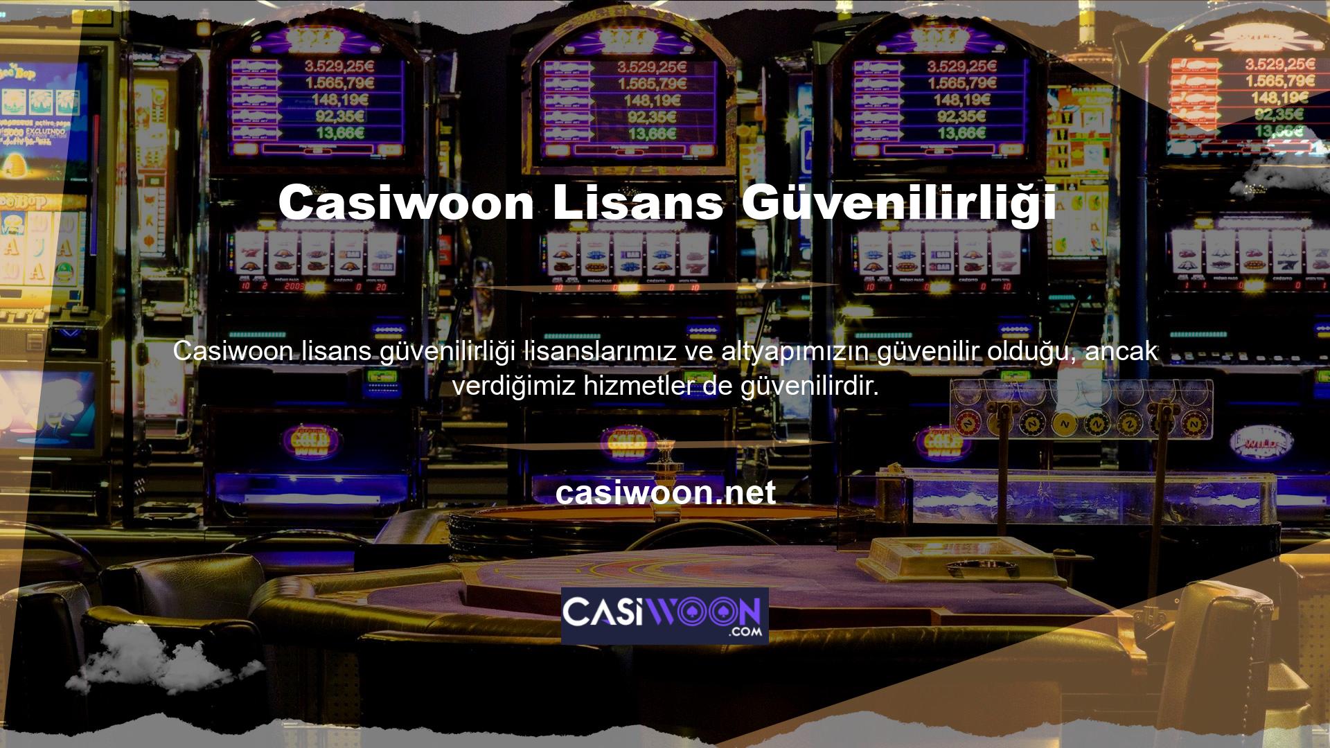 Üyeler, sistemdeki Casiwoon garantisi olan tüm bahisleri görebilirler